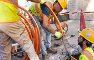 Old corroded lead pipes vs new PEX piping replacement in a historic Arizona residence.
