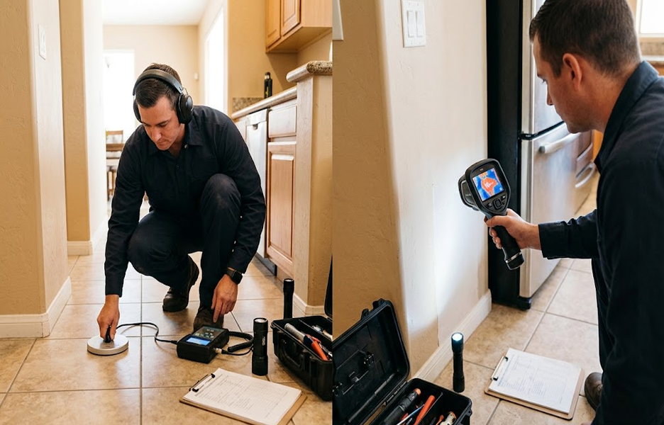 Acoustic Leak Detection vs. Thermal Imaging: Finding Hidden Pipe Leaks